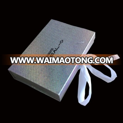 shenzhen zeal-x packing custom  color  ribbon gift paper  folding box with custom logo