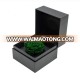 Luxury custom black 13*13*10cm mini square rose flower packaging box