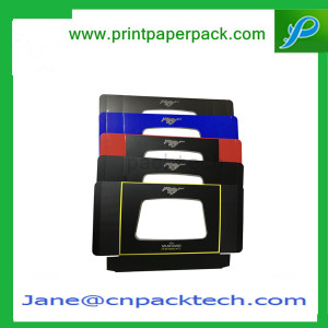 Custom Flat Pack Cosmetic Perfume Packaging PVC Cardboard Paper Box